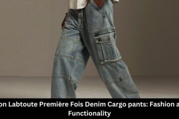 Egon Labtoute Première Fois Denim Cargo pants